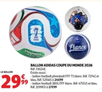 BALLON ADIDAS COUPE DU MONDE 2026