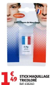 STICK MAQUILLAGE TRICOLORE