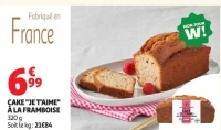 CAKE "JE T'AIME" À LA FRAMBOISE