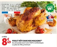 POULET RÔTI DANS NOS MAGASINS(1)