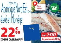 DOS DE CABILLAUD