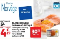 FILET DE QUEUE DE SAUMON ATLANTIQUE