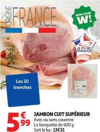 JAMBON CUIT SUPÉRIEUR