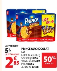 PRINCE AU CHOCOLAT LU