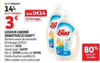 LESSIVE LIQUIDE SENSITIVE LE CHAT