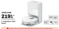 Aspirateur robot laveur DREAME
