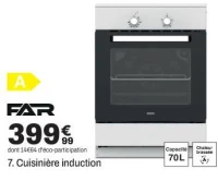 Cuisinière induction Far