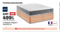 Matelas Intégral 3 140x190 cm