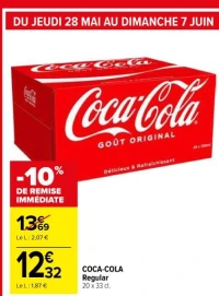 COCA-COLA Regular 20 x 33 cl.