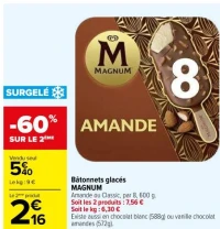 Bâtonnets glacés MAGNUM