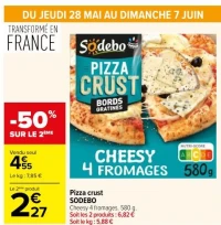 Pizza crust SODEBO