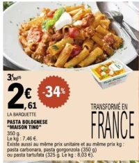 PASTA BOLOGNESE "MAISON TINO"