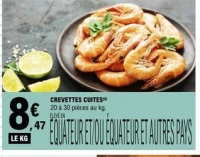 CREVETTES CUITES