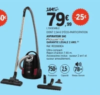 ASPIRATEUR SAC ROWENTA