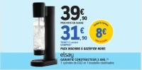 PACK MACHINE À GAZÉIFIER NOIRE elsay