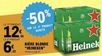BIÈRE BLONDE "HEINEKEN"