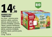 GOURDES BIO "POM'POTES"