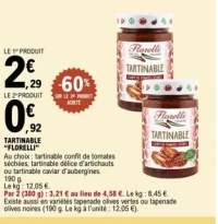TARTINABLE "FLORELLI"