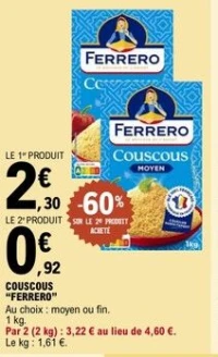 COUSCOUS "FERRERO"