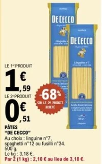 PÂTES "DE CECCO"