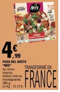 PIZZA DEL GUSTO "MIX"