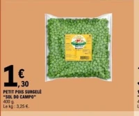 PETIT POIS SURGELÉ "SOL DO CAMPO"