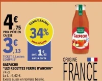 GAZPACHO "LES RECETTES FERME D'ANCHIN"