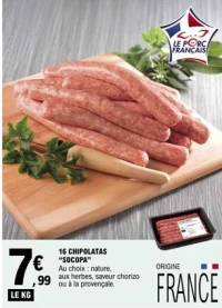 16 CHIPOLATAS "SOCOPA"