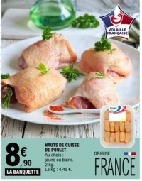 HAUTS DE CUISSE DE POULET