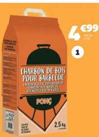 CHARBON DE BOIS 2,5 KG