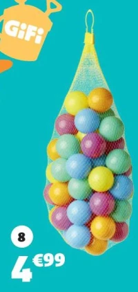 50 BALLES MULTICOLORES
