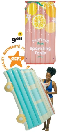 MATELAS GONFLABLE TROPICAL Fresh Sparkling Tonic