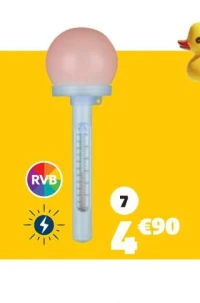 THERMOMÈTRE SOLAIRE LUMINEUX