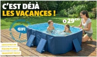 PISCINE PLIABLE DIM.185X137X45 CM, 528 L, RÉF. 635988