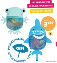 SAC BANDOULIÈRE DE PLAGE POUR ENFANT
