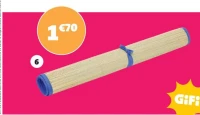 NATTE DE PLAGE DIM.180X60 CM, POLYESTER, PAILLE