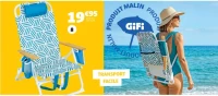 CHAISE DE PLAGE SAC À DOS