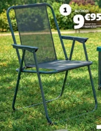 FAUTEUIL PLIANT DIM. 58X76X54 CM, STRUCTURE ALUMINIUM FINITION PEINTURE POLYMÈRE, TOILE TEXTILÈNE