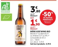 BIÈRE KISS'WING BIO
