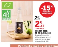 GIMGER BEER BB ORIGINAL BIO