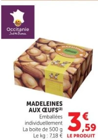 MADELEINES AUX ŒUFS