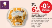 GLACES OU SORBETS LES CIGALINES