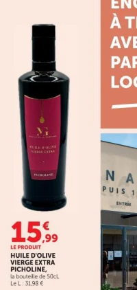HUILE D'OLIVE VIERGE EXTRA PICHOLINE
