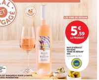PAYS D'HÉRAULT IGP ROSÉ "ROSÉ DE BESSAN" HVE