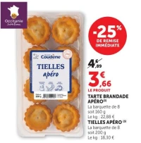 TARTE BRANDADE APÉRO / TIELLES APÉRO Coudene