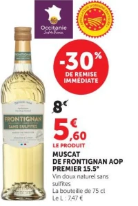 MUSCAT DE FRONTIGNAN AOP PREMIER 15.5°