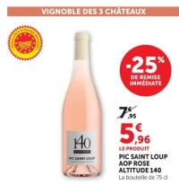 PIC SAINT LOUP AOP ROSÉ ALTITUDE 140