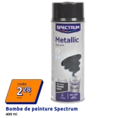 Bombe de peinture Spectrum Metallic 400 ml