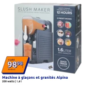 Machine à glaçons et granités Alpina