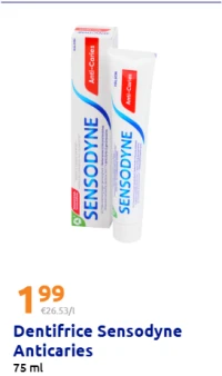 Dentifrice Sensodyne Anticaries